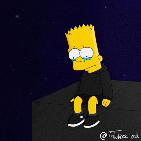 Depressed Bart Simpson Wallpapers Top Free Depressed Bart Simpson Backgrounds Wallpaperaccess