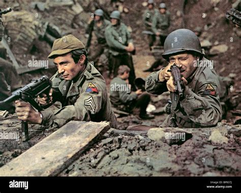 Ben Gazzara And George Segal The Bridge At Remagen 1969 Stock Photo