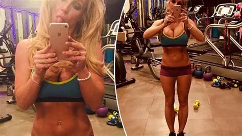 Britney Spears Shows Off Rock Hard Abs And Toned Limbs In Tiny Shorts And Bra For Latest Gym