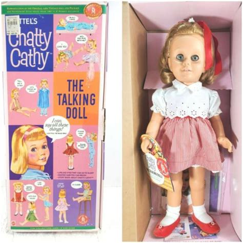 1999 Mattel Classics Chatty Cathy Doll 1960 Repro Nrfb 24942 Blonde For