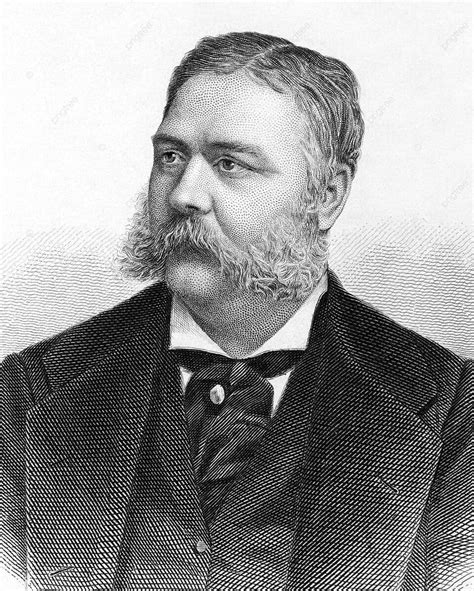 Chester Alan Arthur Politician Historic President Photo Background And
