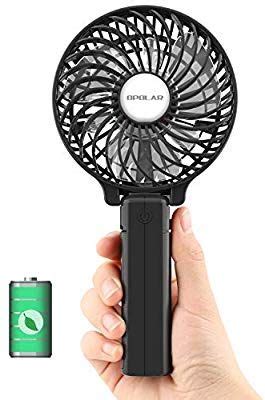 Amazon Opolar Hand Held Battery Operated Face Fan Small
