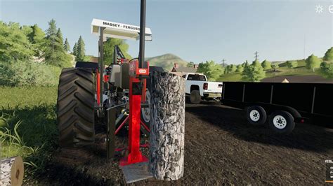 Farming Simulator 19 Log Splitter And Saw Mods Youtube