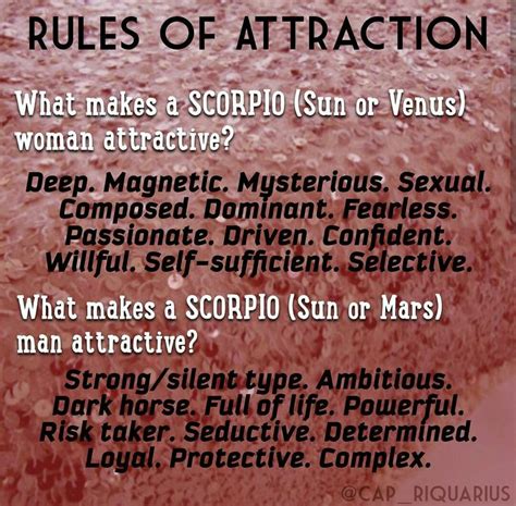 They take their abode seriously. Scorpio | Venus in cancer, How to influence people, Scorpio