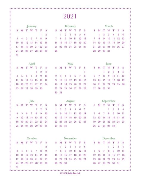 Print Printable Calendar 2021 And 2022