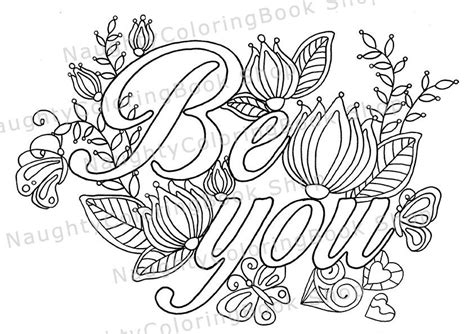 Be Yourself Coloring Pages