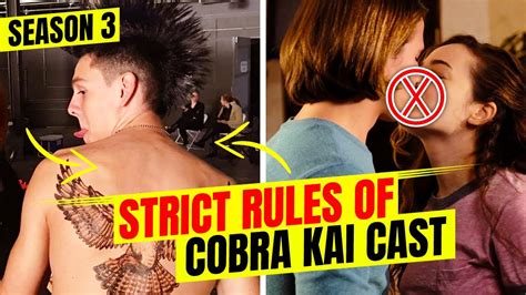 Cobra Kai Season 3 Cast Most Strict Rules You Need To Hear Trend Craze Youtube