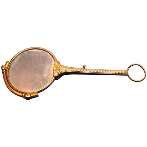 Antiques Gold Lorgnette Opera Glasses For Sale At 1stdibs