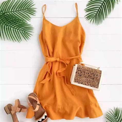 Yellow Summer Dress Cute Casual Outfits Casual Dresses Summer Outfits
