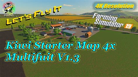 💖 Fs 19kiwi Farm Starter Map 4x Multifruit V13👍in 4k Resolution