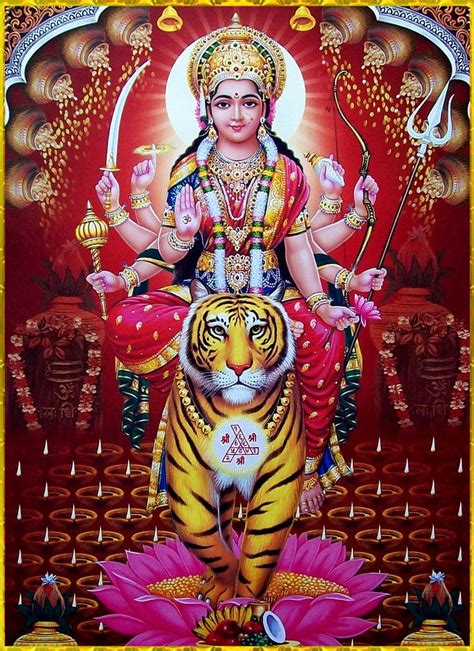 Durga Devi ॐ Deepam Pinterest Hinduism
