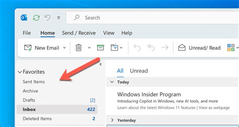 How To Remove Favorites Folders In Microsoft Outlook