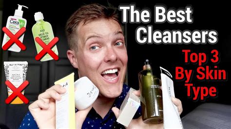 The Best Cleansers Top 3 For Each Skin Type Skincare Youtube