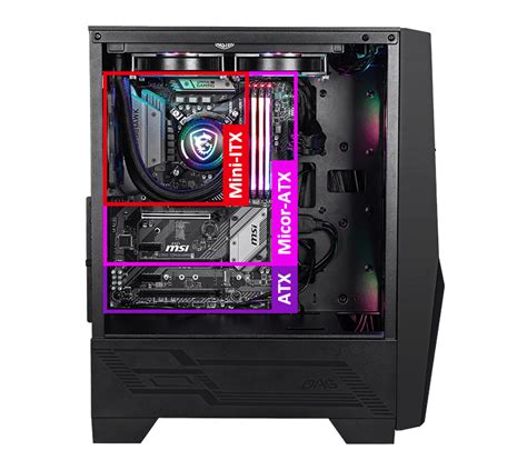 Msi Mag Forge 100r Tempered Glass Mid Tower Gaming Pc Case Mag Forge