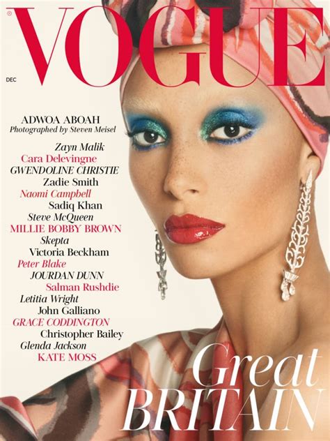 British Vogue Unveils Diverse December Issue Bbc News