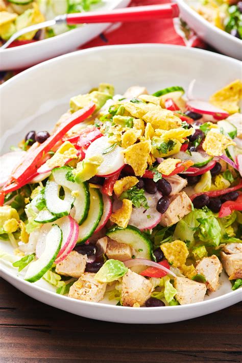 Southwestern Chicken Taco Salad Bowl Recipe A Satisfying Chicken