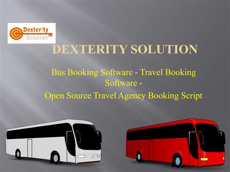 Bus Booking Software - Travel Booking Software - Open Source Travel Agency Booking Script by 