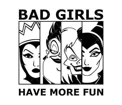bad girls have more fun svg png pdf halloween svg