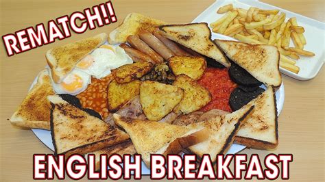 Monster English Breakfast Challenge Rematch Youtube