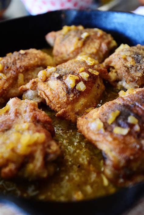Cut the lemon in 8 wedges and tuck it among the pieces of chicken. Pan-Roasted Chicken Thighs | Recipe | Pan roasted chicken ...
