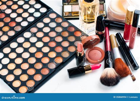 Makeup And Cosmetics Set Stock Images Image 35868994