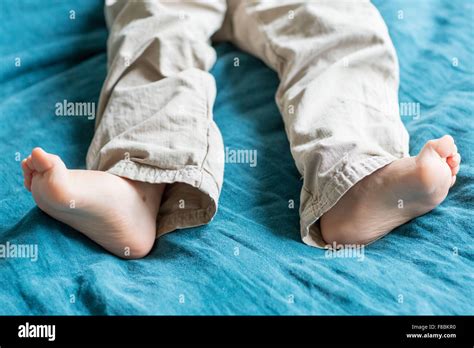 2 Year Old Boys Feet Stock Photo Alamy