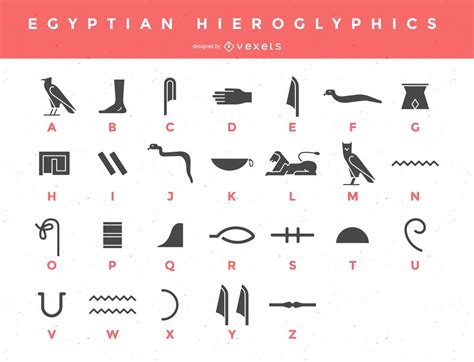 Descarga Vector De Diseño De Jeroglíficos Egipcios
