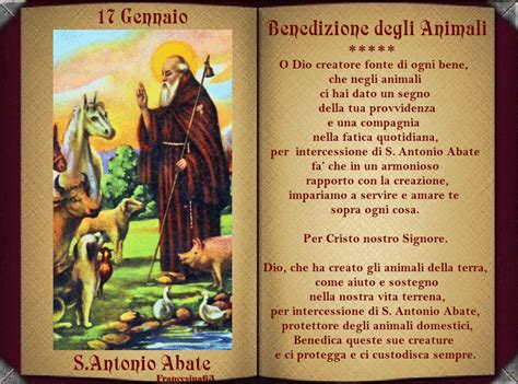Glorioso sant'antonio, esempio di docilità alla voce di dio che ti chiama alla vita perfetta per il regno dei cieli e ti ha costituito maestro di spiritualità e di preghiera, guidaci nel cammino della fede e nella preghiera. Preghiera Di Benedizione Animali Santantonio