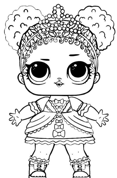 Little Lids Siobhan Lol Doll Colouring Pages