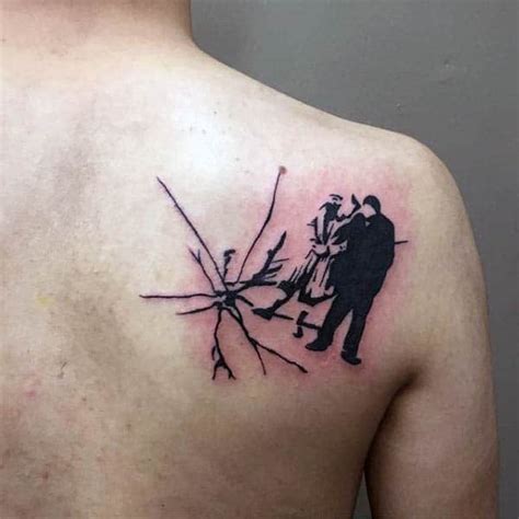 100 Silhouette Tattoo Designs For Men Shadowy Illustration