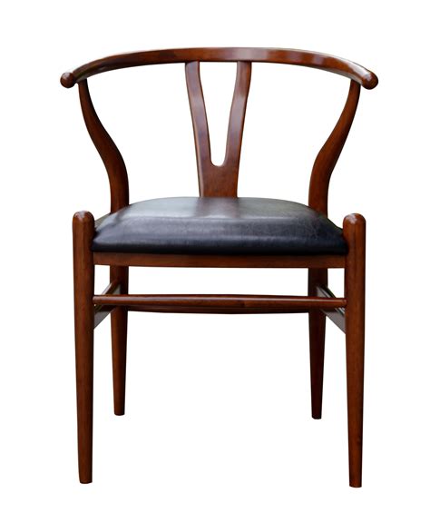 Welter Wishbone Dining Chair Cherry Dining Chairs Faux Leather