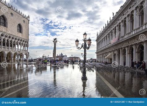 Venice Italy November 27 2018 St Marks Square Piazza San Marco
