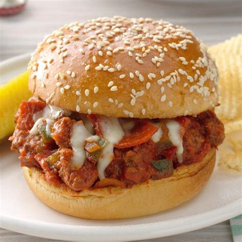 Slow Cooker Sloppy Joes Recipe How To Make It Taste Of Home