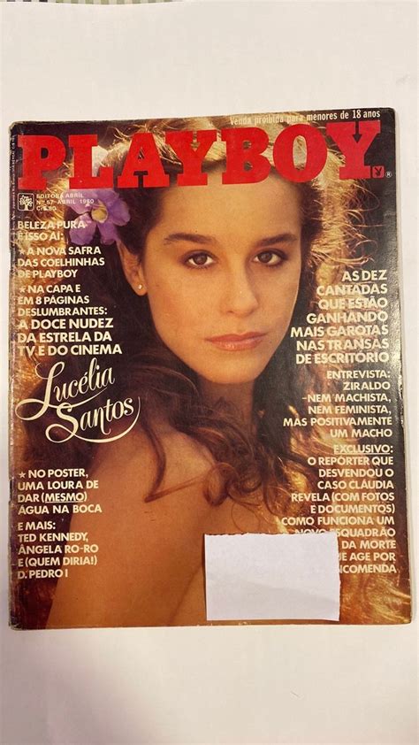 Revista Playboy Lucélia Santos 1980 Livro Playboy Usado 85498682 enjoei