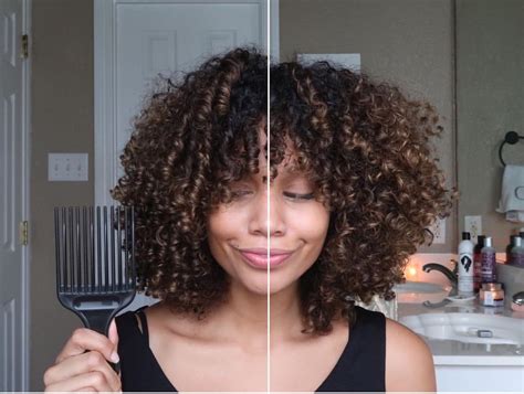 She has 3b curls that are considered fine, high porosity, and long. Curly Natural Hair | 3a 3b 3c hair type | Puffy Hair | Hair Tips #curlyhair #natualhair #curly # ...