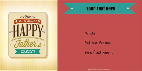 Happy father's day messages & wishes so you can wish your dad the best father's day he's ever had! Father's Day Cards