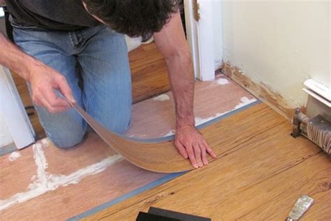 Lay underlay (provided, needs tape), remove (and put back) skirting boards. How to Install Vinyl Plank Flooring - Bob Vila