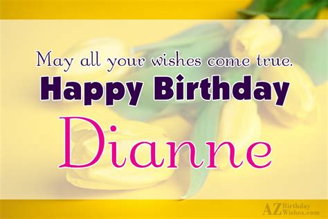 Happy Birthday Dianne