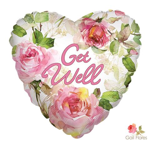 Lots of love from all of us. Get Well Soon - Roses