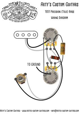If you do not find the list or diagram for your specific instrument on this page, we may still be able to furnish you with a hard copy from our archive. PREWIRED HARNESS Precision (Tele) Bass - Arty's Custom Guitars