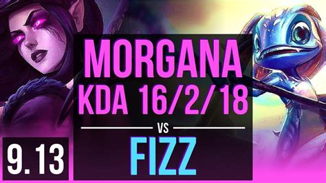 Morgana Vs Fizz Mid Kda 16218 Legendary Euw Challenger V913