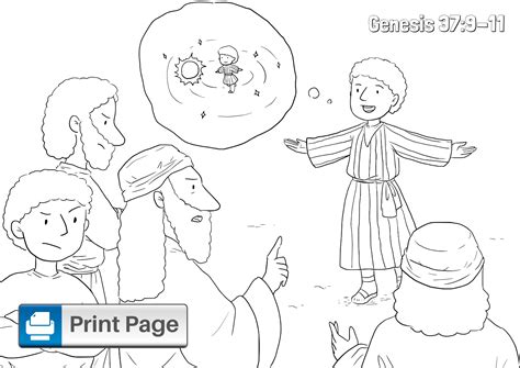 Josephs Dreams Coloring Page Of Spirit Coloring Home