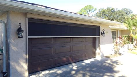 Motorized Garage Screens Anderson Garage Door And Shutter Co