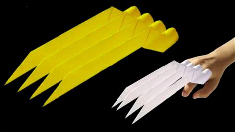 How To Make A Paper Wolverine Clawshow To Make Stuff Out Of Paperhow