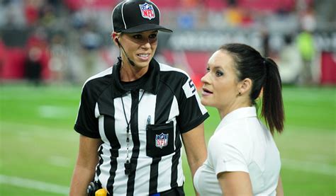 the nfl s first female official met the league s first female coach