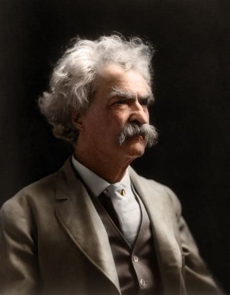 Colored History Mark Twain Mark Twain Quotes Portrait
