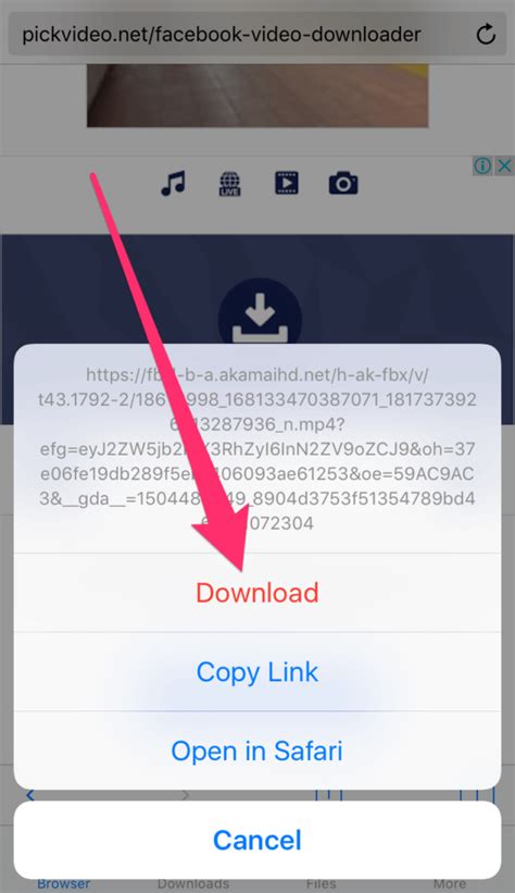 Paste the facebook video link in fb video downloader's input text box (above), and click on download button. How to Download Facebook Videos to Your iPhone's Camera ...