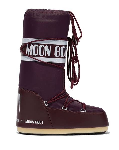 Shoes Tecnica Moon Boot Nylon Burgundy Unisex Junior Snowboard