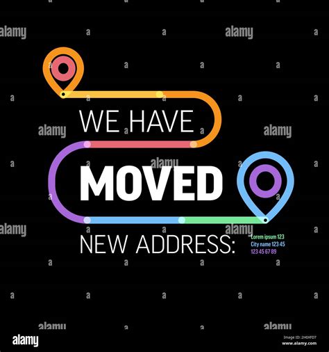 We Are Moving From One Address To Another Address Minimalistic Dark