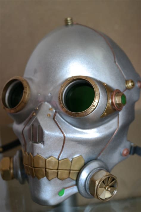 Steampunk Skull Mask 3d Printed Cosplay Mask Etsy